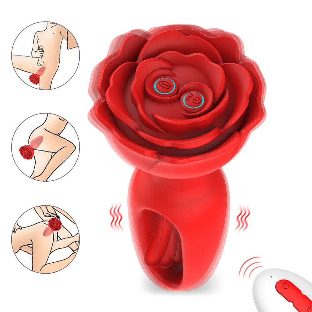 Waterproof anal massager showing ergonomic semi-lunar base design