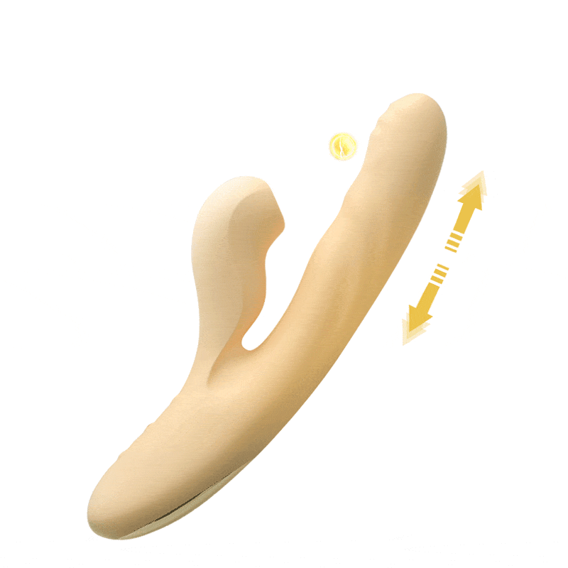Female pleasure device showing sleek design and controls