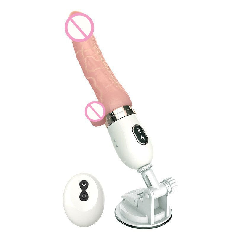 Suction cup base attached to smooth surface for hands-free operation