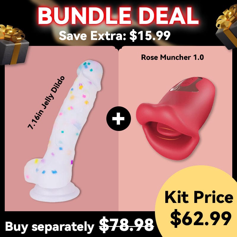 Vibrator with charging cable showing compact 4.65 inch size