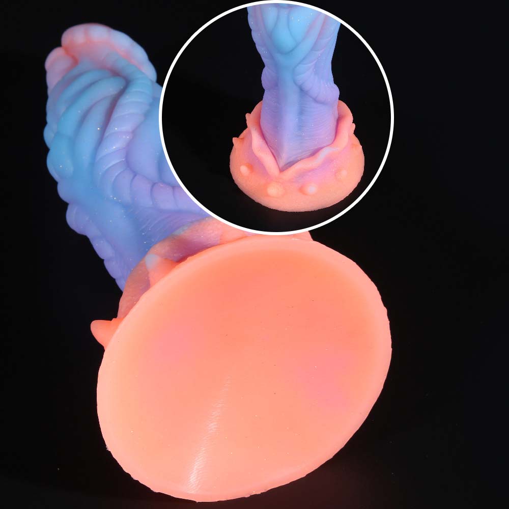9.05‘’ Fluorescent Silicone Butt Plug Dildo-IntimiLife