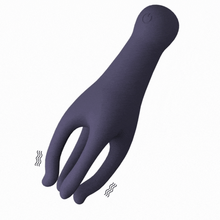 Waterproof male glans trainer with skin-like texture