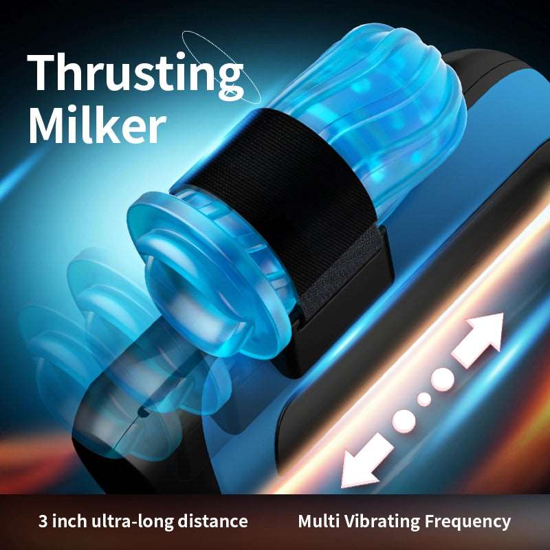 intimilife - Auto Thrusting Vibrating Stroker Male Masturbator-IntimiLife