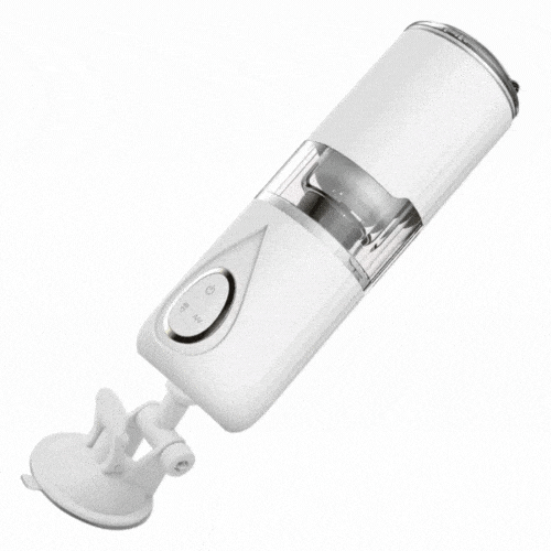 Automatic telescopic male masturbator showing extended length