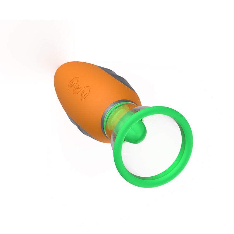 Vibrator displaying compact 165mm size next to common household item