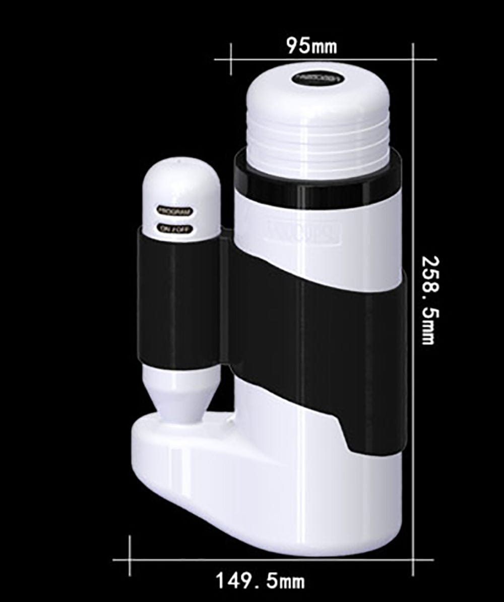 12 Speeds Telescopic Vibrator Realistic Vagina Masturbator Cup For Men-IntimiLife