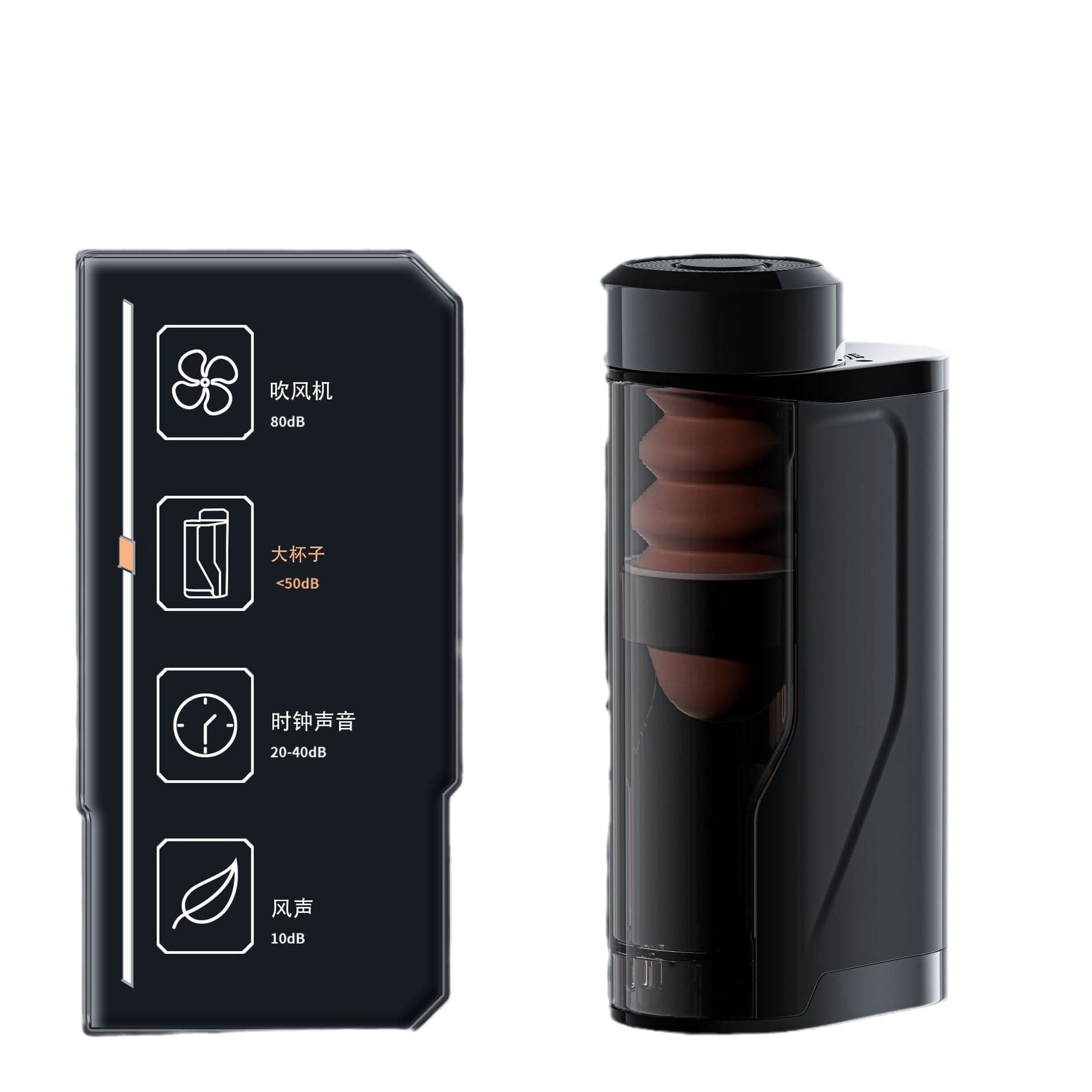 intimilife - Big Cup Automatic Telescopic Penis Stimulation Pocket Pussy Stroker Masturbation Cup-IntimiLife