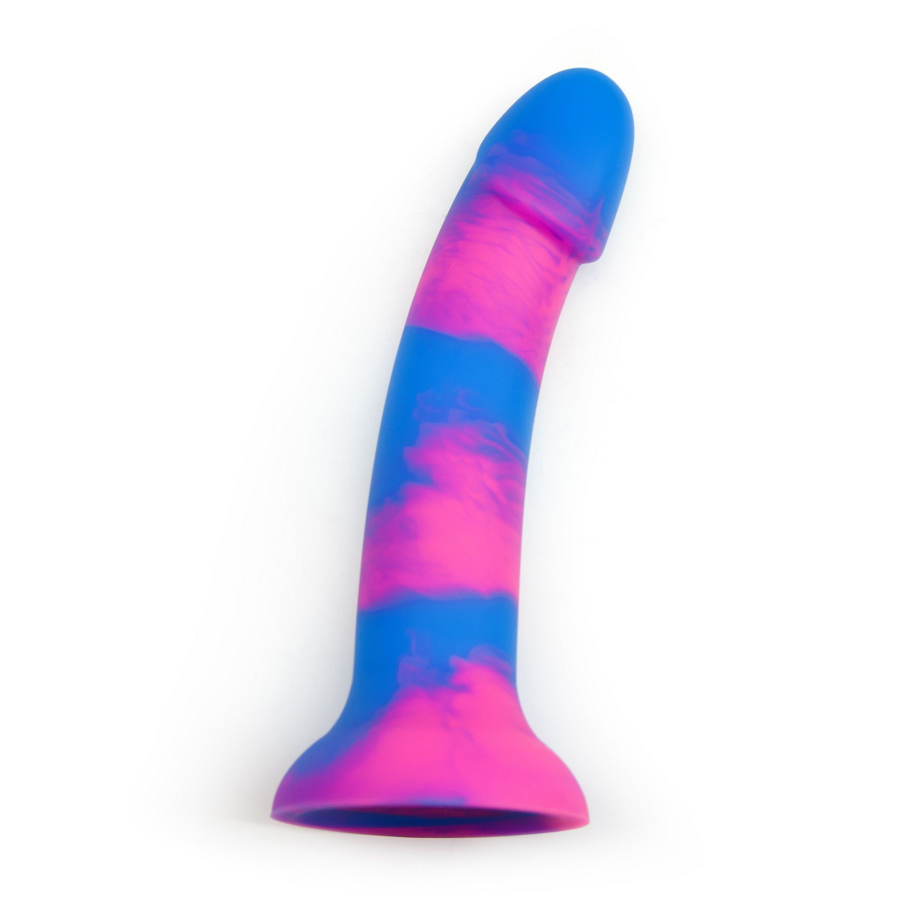 Wide Back Vegan Harness and 6 3/4" Silicone Dildo Set Strap On Harness product image 5