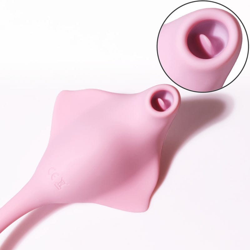 Telescopic sucking vibrator with multiple vibration modes