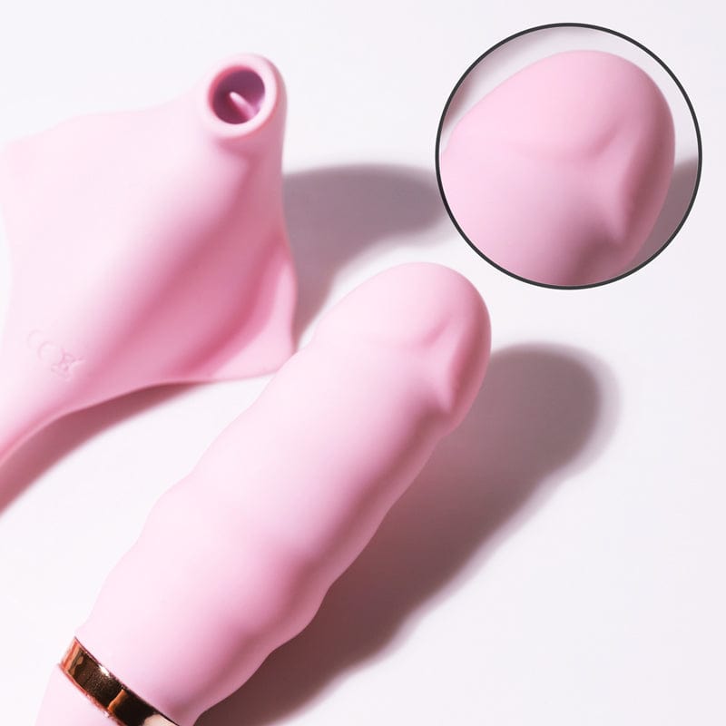 Close-up of body-safe silicone material and ergonomic design