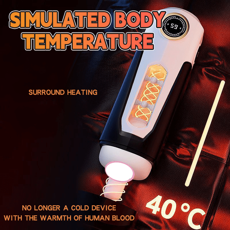 9 - Freq Smart Retractable Heating Masturbator-IntimiLife