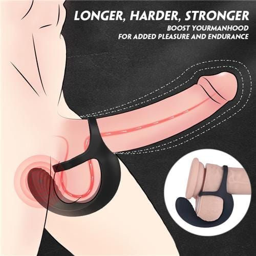 Remote Penis Vibrator Ring Prostate Massager Vibrating Cock Ring Sex Toys for Men-IntimiLife