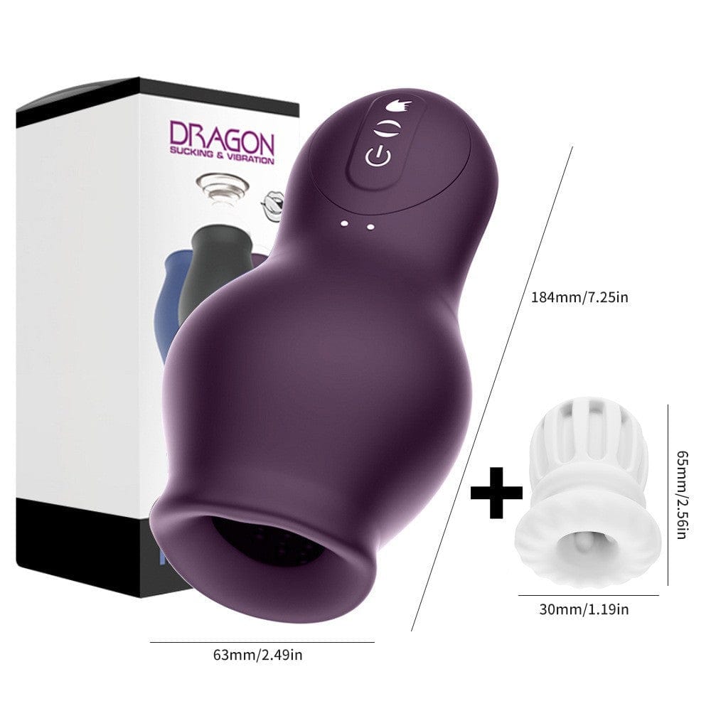 intimilife - Dragon Suction Trainer Sucking Vibration Male Masturbator-IntimiLife
