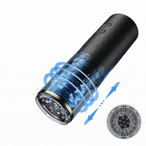 intimilife - Samurai 3.0 - 10 Thrusting Spinning Telescopic And Rotating Masturbation Cup-IntimiLife