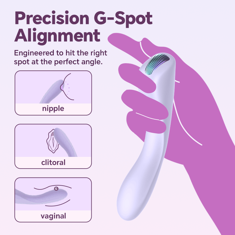 Pearlsvibe Smolder G-Zone Massager with Ergonomic Curve - AnneToys