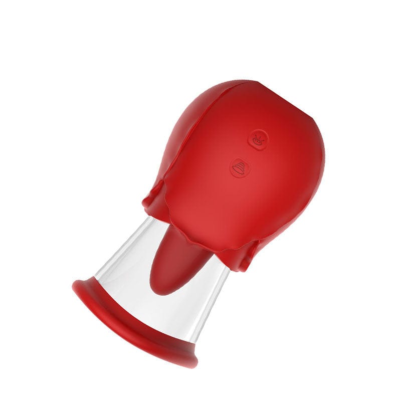 Rose Sucking Tongue Vibrator Pump For Women-IntimiLife