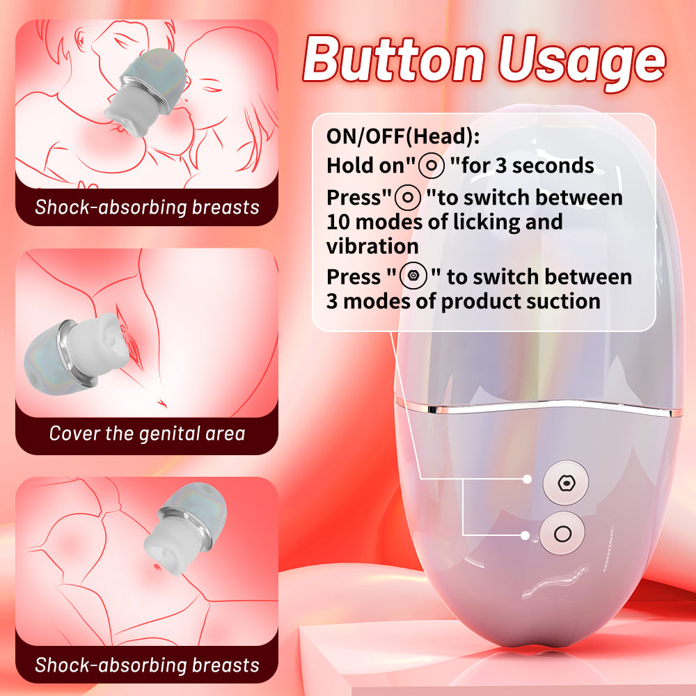 PearlShine Iridescent Soft Lip Suction Massager