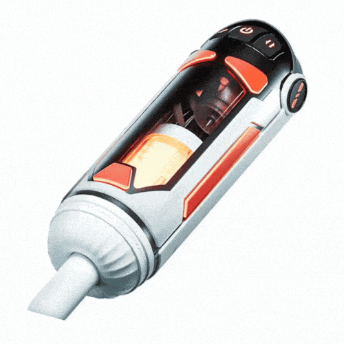 Automatic stroker showing sleek design and control buttons