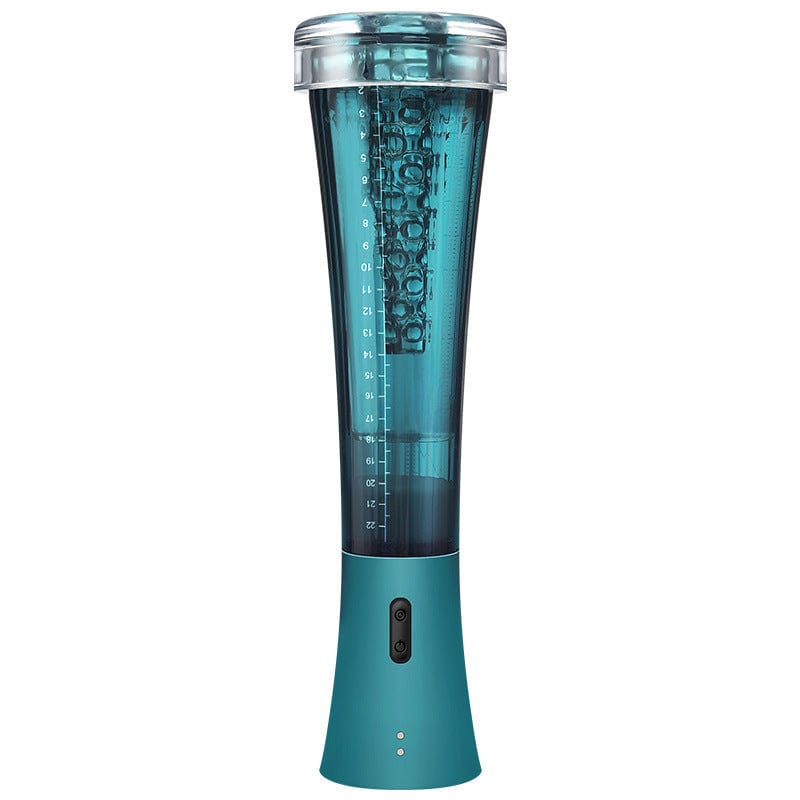 Body-safe silicone erection trainer showing textured surface and ergonomic design