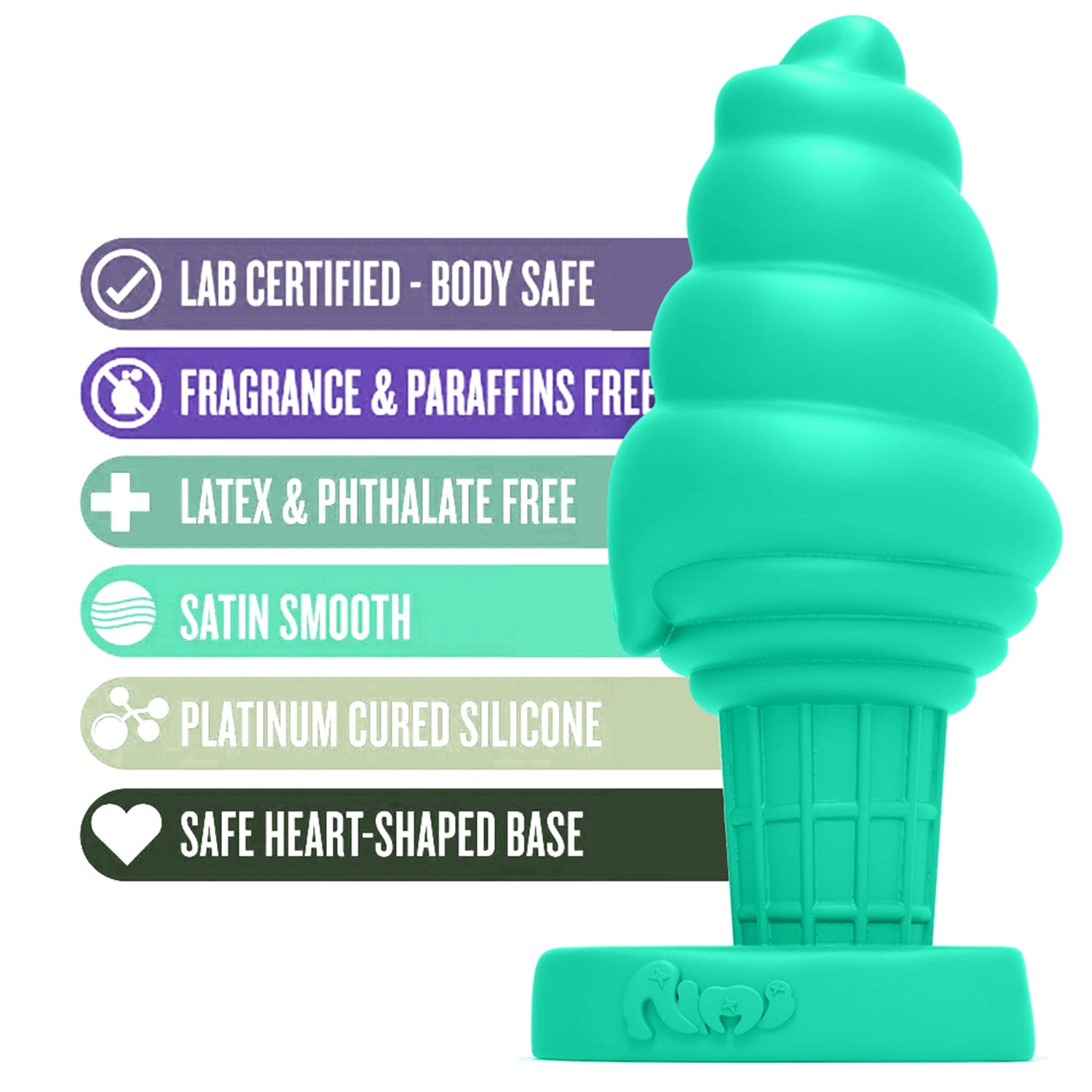 Aimitex Ice Cream Colorful Silicone Butt Plug Anal Expansion plug-IntimiLife