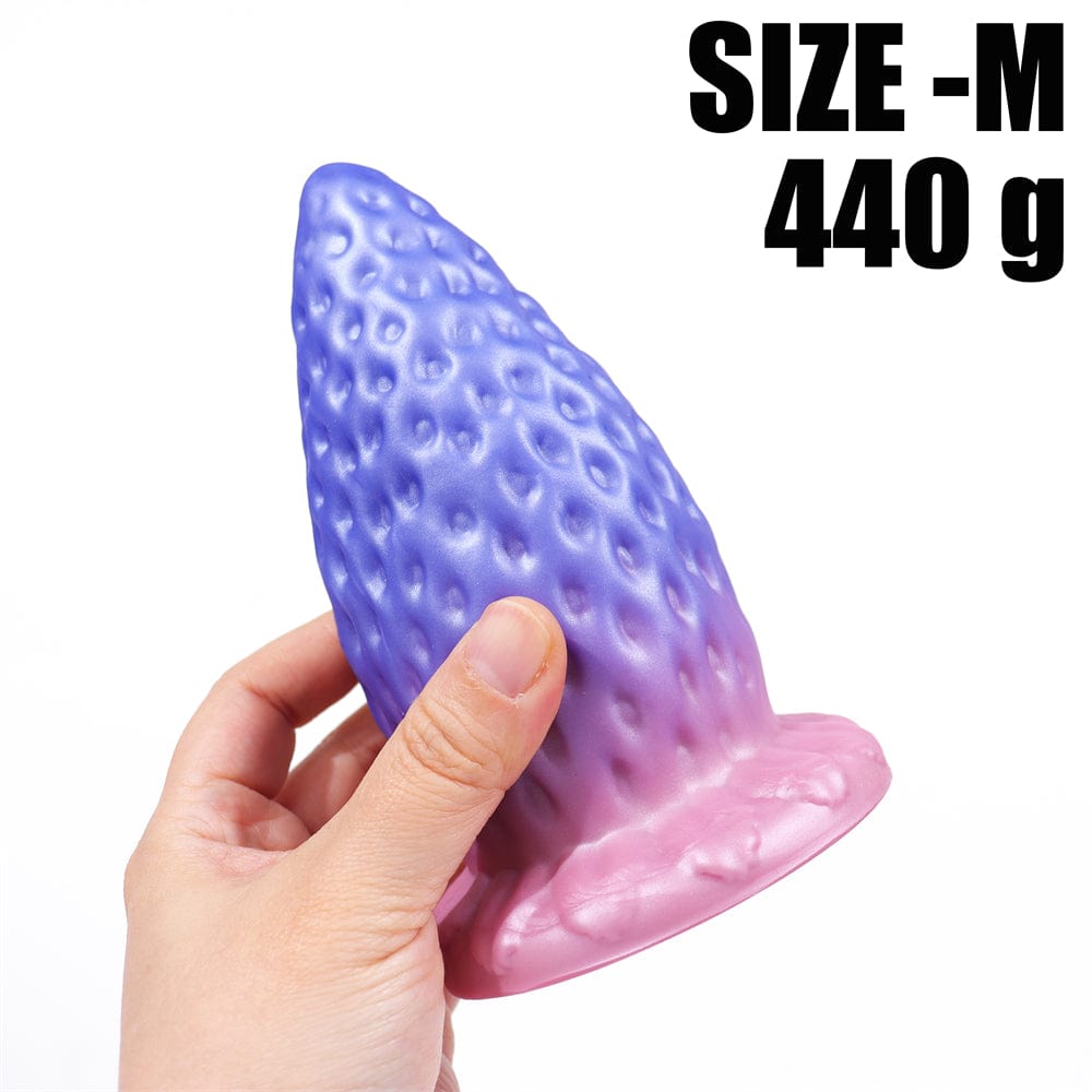 AIMITEX Super Large Strawberry Silicone Butt Plug Anal Sex Toy-IntimiLife