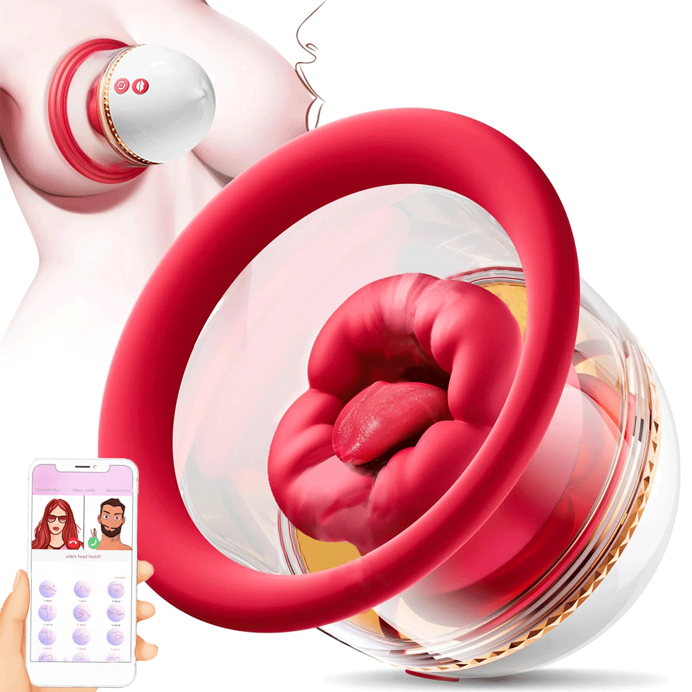 Noti - Tongue-Feel & Suction Massager for Chest & Rear features and controls