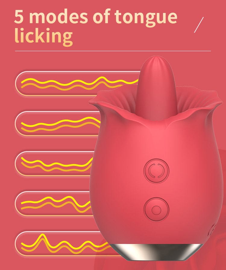 Compact and lightweight vibrator with 5 frequency modes for nipple and clit play