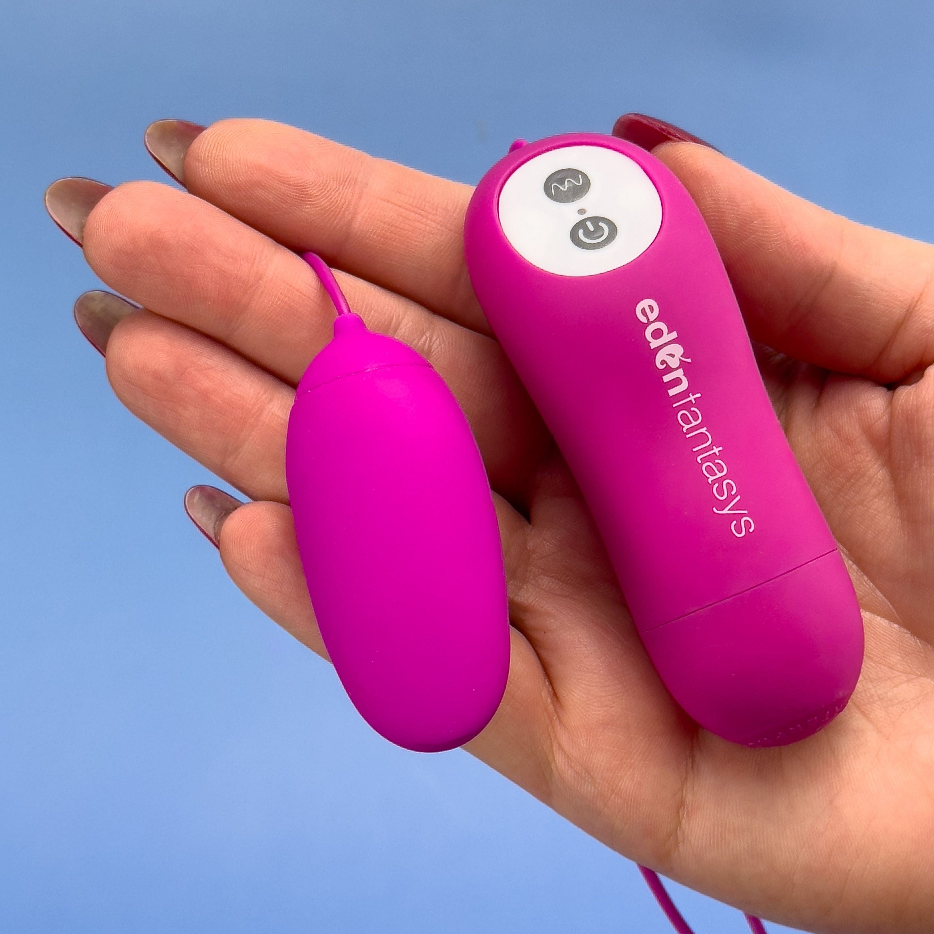 Soft Touch Egg Vibrator with Control product image 2