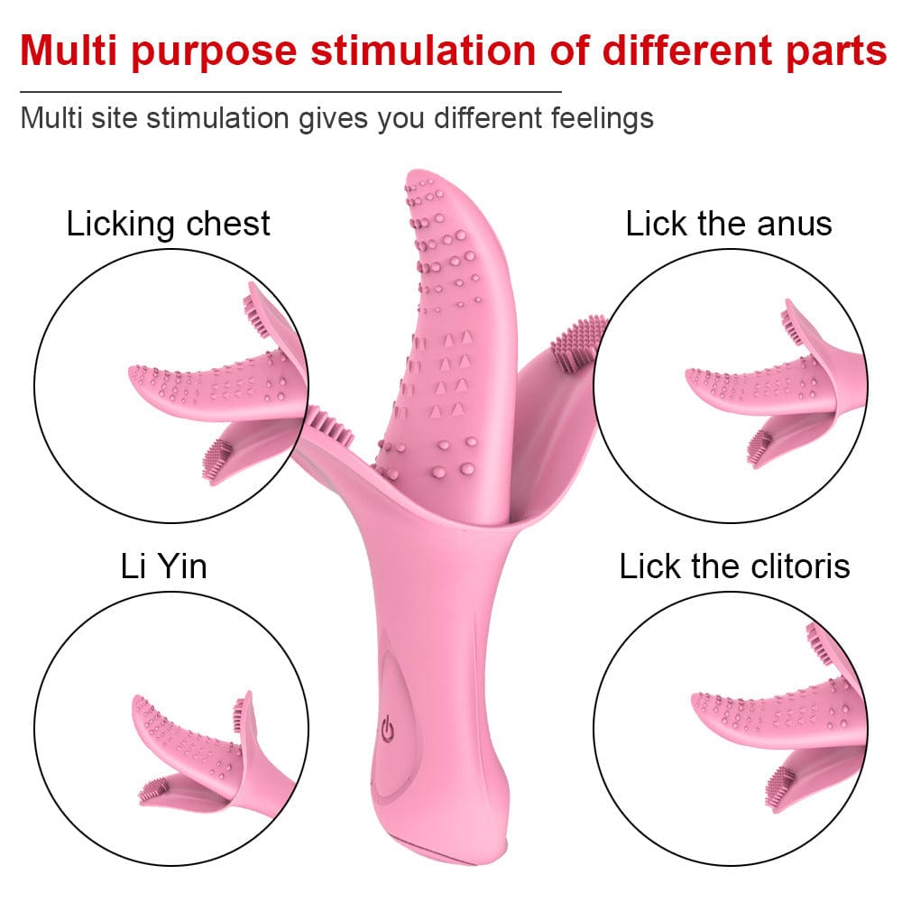 intimilife - Silicone Tongue Vibrator-IntimiLife