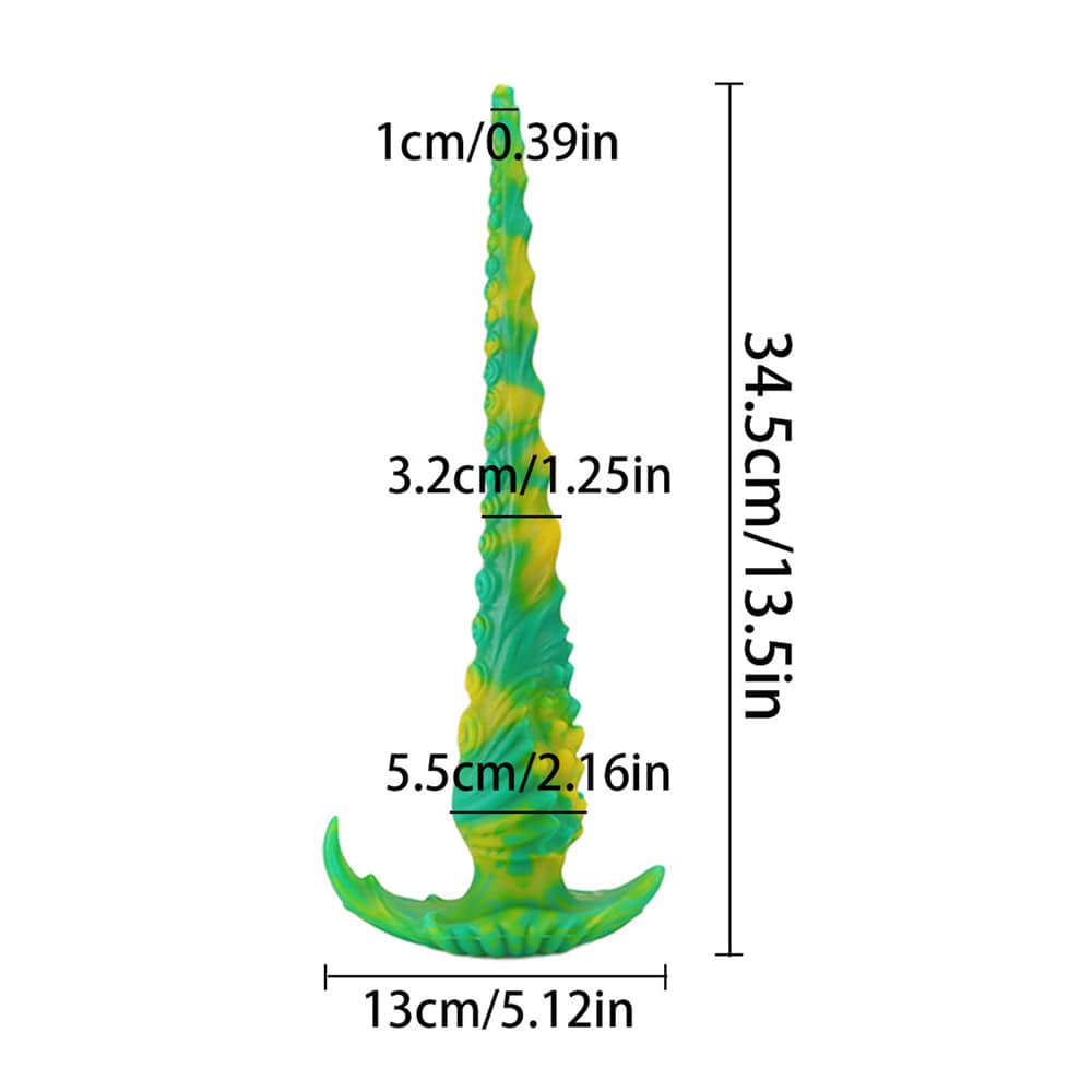 13.5‘’ Long Dildo Huge Anal Plug Monster Fantasy Knot Dildos-IntimiLife