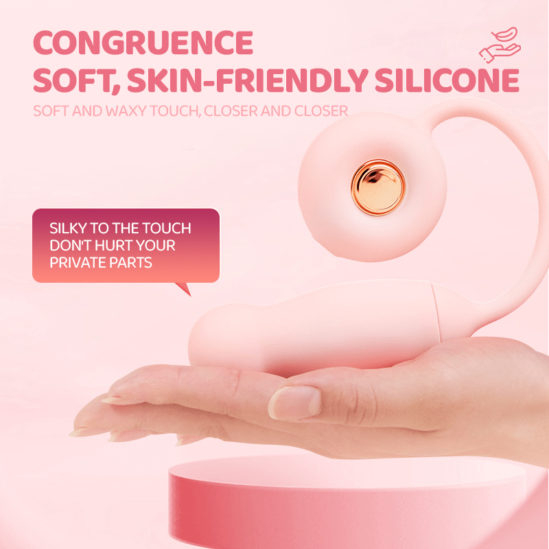 Donut 9 Frequency Vibrating Stretchable Heated Female Vibrator-IntimiLife