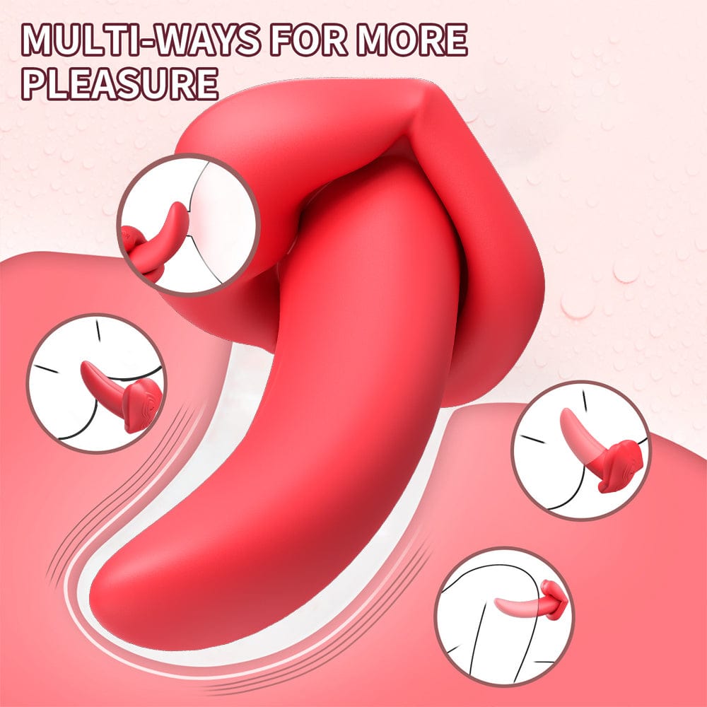 intimilife - Honey Tongue Wireless Remote Control 10 Frequency Wearable Vibrator-IntimiLife