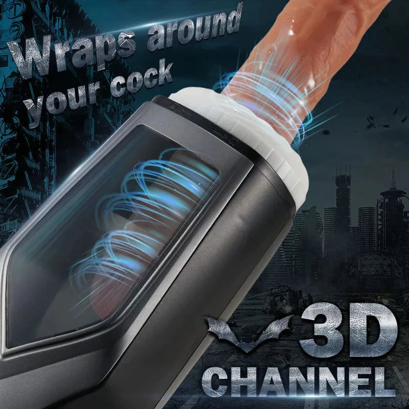 intimilife - Thursting & Vibrating With Huge Visible Window Oral Male Masturbation-IntimiLife