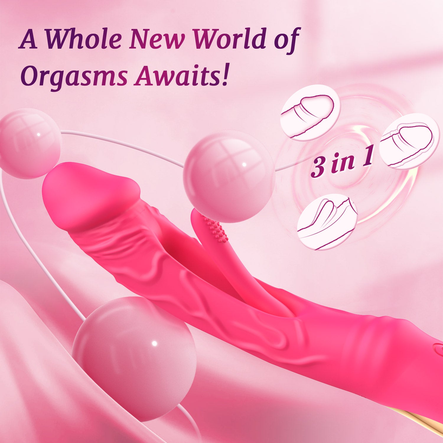 Dildo Flapping Vibrator-IntimiLife