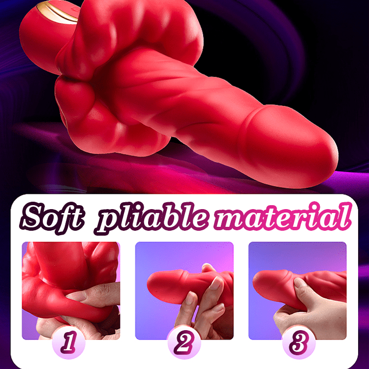 intimilife 360° Rotating Bead Telescopic Masturbation Vibrator-IntimiLife