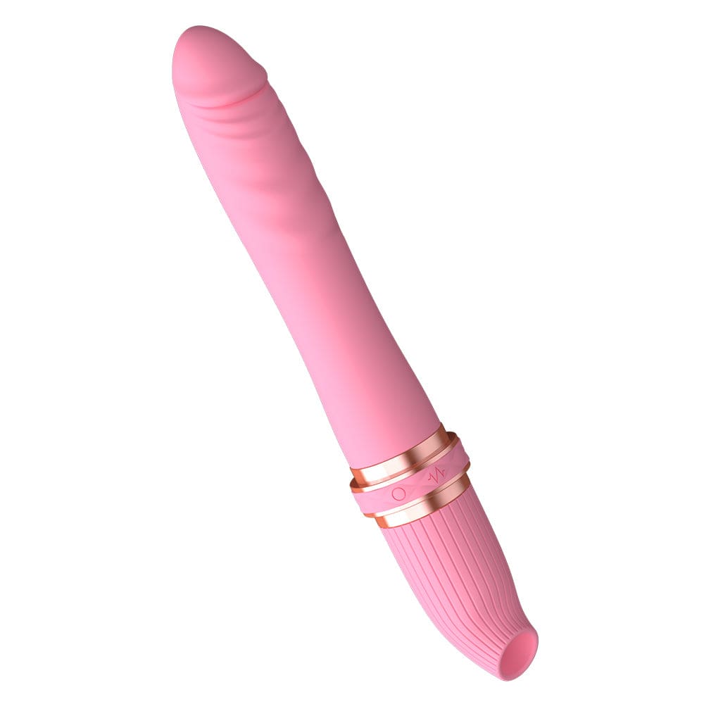 Close-up of clitoral suction tip with multiple frequency settings
