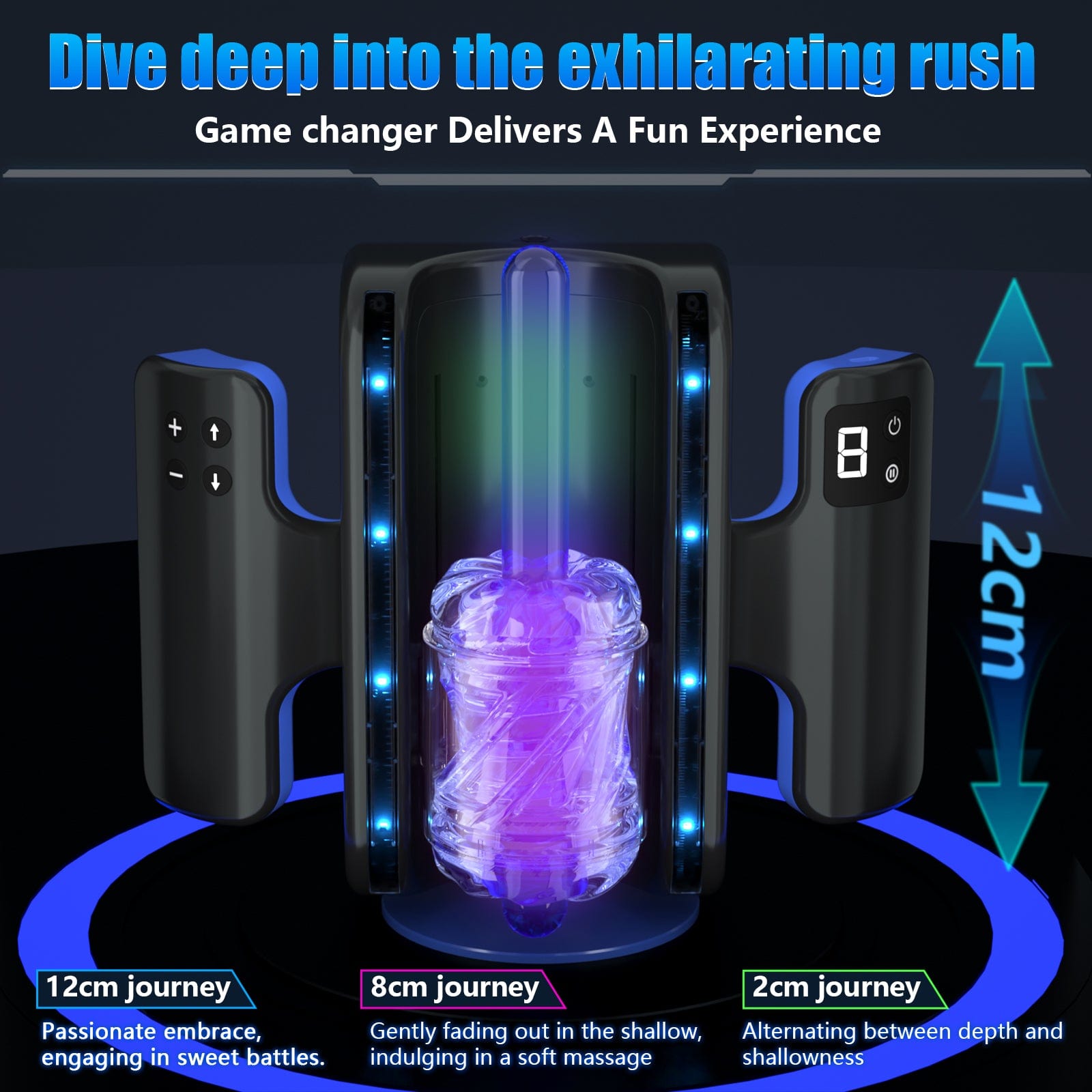 Cannon King Scaled-down Version Thrusting Masturbation Cup-IntimiLife