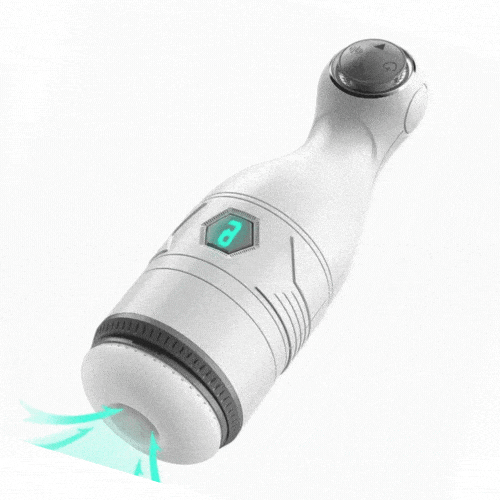 Automatic sucking masturbator with realistic texture and compact design