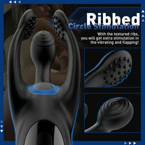 Close-up of vibrating stimulator with multiple pattern controls