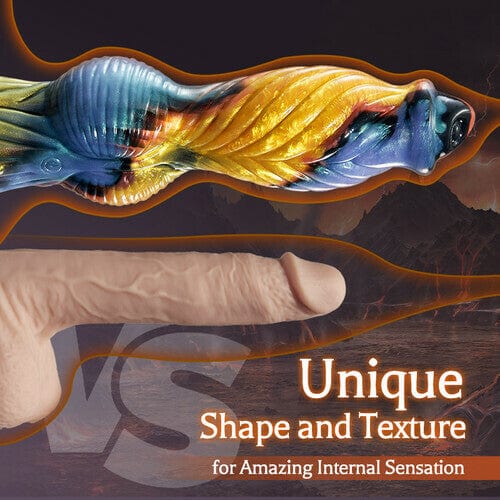 9.4‘’ Phoenix 7 Thrusting Vibrating Big Sucker Monster Dildo-IntimiLife