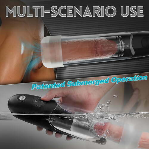 WaterSamurai - Vacuum Suction with Super Waterproof Penis Pump-IntimiLife