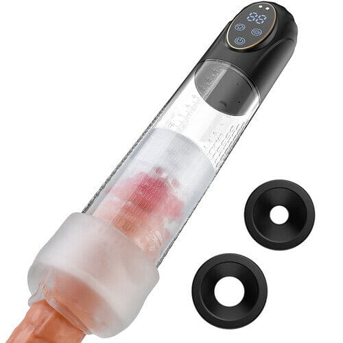 Mergano - Full Waterproof 6 Modes Erection Enlargement and Masturbation 3 and 1 Penis Pump-IntimiLife
