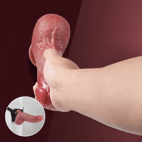 5.51‘’ Derek Curved Glans Free Lubricant P and G Spot Stimulation Realistic Anal Dildo Thrusting Heating Vibrating-IntimiLife