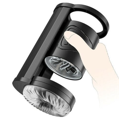 Piston-Style Manual Thrusting Detachable Male Masturbator-IntimiLife