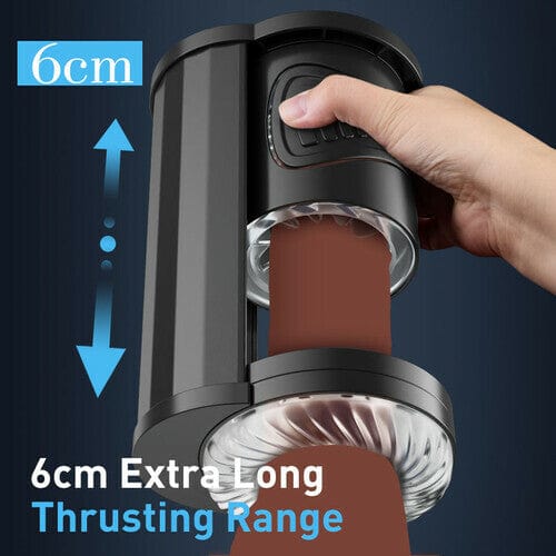 Piston-Style Manual Thrusting Detachable Male Masturbator-IntimiLife