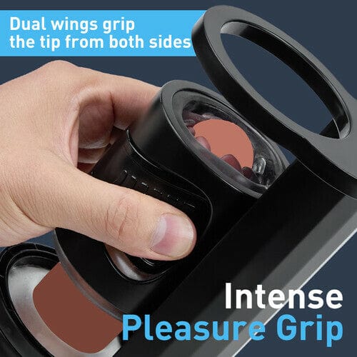 Piston-Style Manual Thrusting Detachable Male Masturbator-IntimiLife