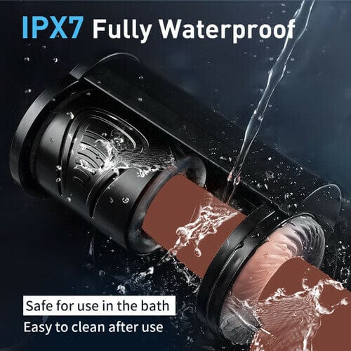 Piston-Style Manual Thrusting Detachable Male Masturbator-IntimiLife