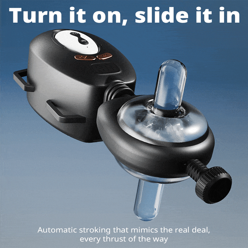 Darth Vader Wearable 9 Thrusting Vibration Male Masturbator With Remote-IntimiLife