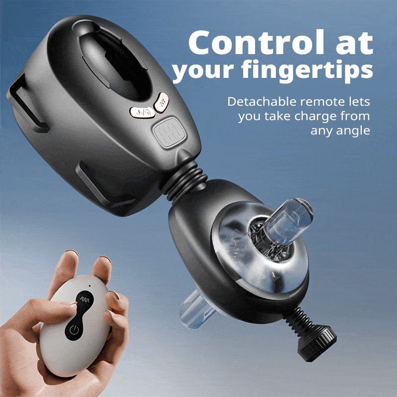 Darth Vader Wearable 9 Thrusting Vibration Male Masturbator With Remote-IntimiLife
