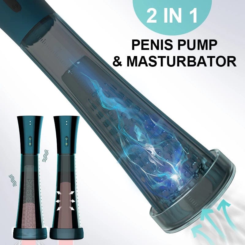 Vacuum Suction Clamp Penis Training Erection Pump Male Stroker-IntimiLife